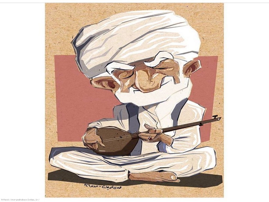 Beautiful caricature by Master Osman Mohammadparast, a work by Mehdi Ahmadian